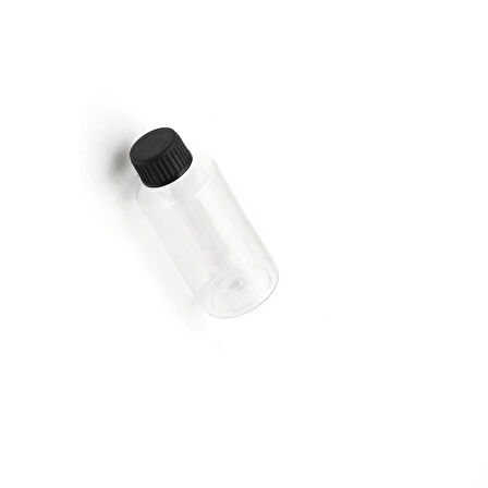 50ml pet şeffaf düz kapaklı şişe, 24 adet, plastik şişe, esans şişesi, medikal şişe, kozmetik şişe, ecza şişesi