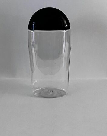 150ml Şeffaf Plastik Şampuan Şişesi, Siyah Kapak, Seyahat Şişesi, Kozmetik Şişe, Boş Şişe, 50 Adet