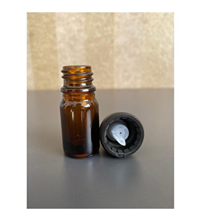 10ml kahvrengi şişe, içten damlalıklı kapak, 24 adet Siyah damlatmalı kapak, Esans şişesi, Boş şişe, Aroma Şişesi