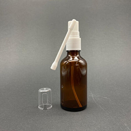 50ml kahverengi Ağız spreyli Şişe, 24 Adet, Oral Sprey, Ecza şişesi, Boş Cam şişe