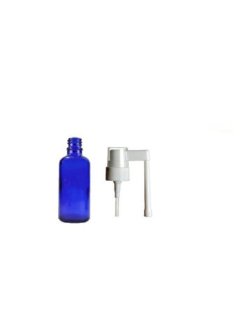 10ml mavi ağız spreyi başlıklı cam şişe, ağız spreyi şiesi, cam şişe, 12 adet, medikal şişe