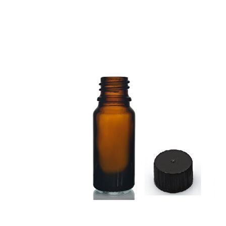 20ml kahverengi şişe düz kapaklı, 24 adet, cam şişe, esans şişesi, yağ şişesi, kozmetik şişesi