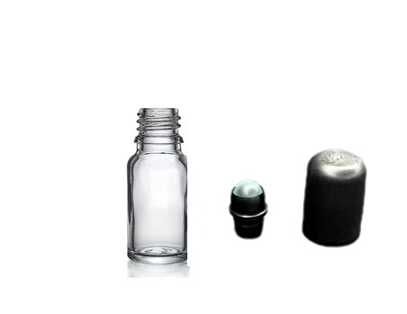 20ml şeffaf cam şişe roll-on şişe, 12 adet, bilye başlıklı şişe, cam şişe, roll-on şişesi