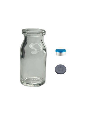 25ml  penisilin şişesi aşı kapak,24 adet, flipoff kapak, şeffaf şişe, medikal şişe