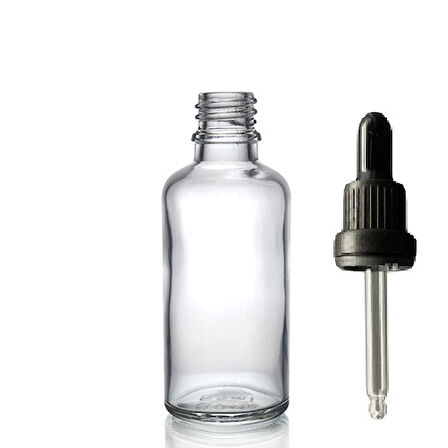 30ml şeffaf cam damlalıklı 12 adet, Siyah Kapak, Ecza şişesi, Damlalıklı şişe, propolis şişesi, damlatmalı şişe, saç serum şişesi, ecza şişesi