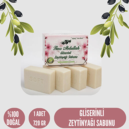 Gliserinli Zeytinyağı Sabunu - 720gr - (1 Adet)