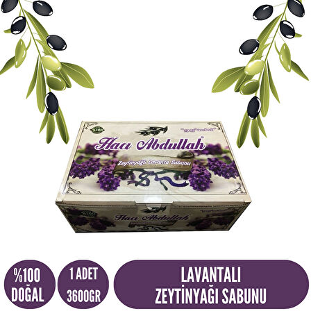 Lavantalı Zeytinyağı Sabunu - 3600gr - (1 Adet)