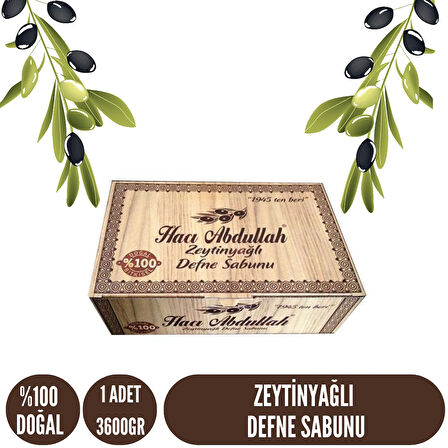 Zeytinyağlı Defne Sabunu - 3600gr - (1 ADET)