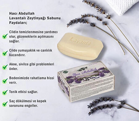 Lavantalı Zeytinyağı Sabunu - 125gr - (1 Adet)