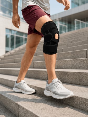 Ayarlanabilir Cırtlı Silikon Pedli Ligamentli Dizlik PRTPATELLADIZLIK-1