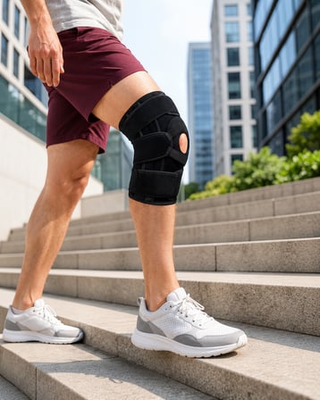 Dizlik Silikon Patella Destekli Ayarlanabilir Cırtlı PRTPATELLADIZLIK-3