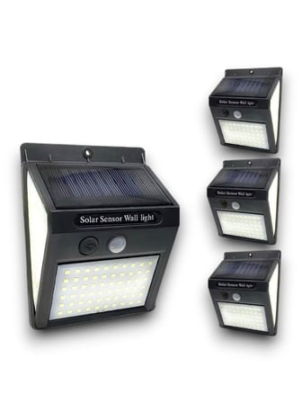 Güneşli Hareket Sensörlü 20 LED Duvar Lambası