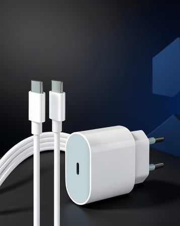 USB-C 25W Hızlı Şarj Adaptörü ve Kablosu