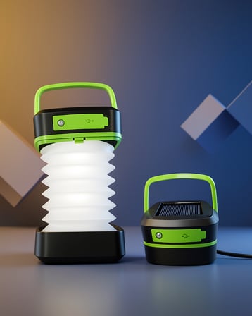 Katlanabilir Dokunmatik LED Lamba 1200 mAh