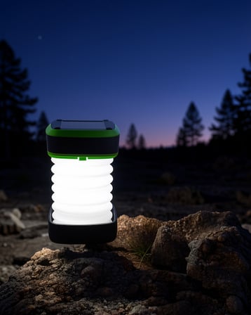 Katlanabilir LED Kamp Lambası 3 Kademeli 1200 mAh