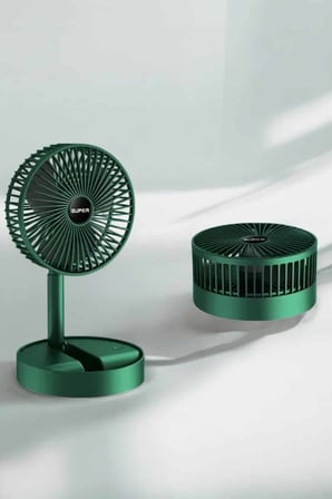 Mini Vantilatör Telefon Standlı Katlanabilir Model