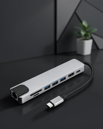 3 İnç 1 Tip-C Çevirici Dönüştürücü USB 3.0 HDMİ