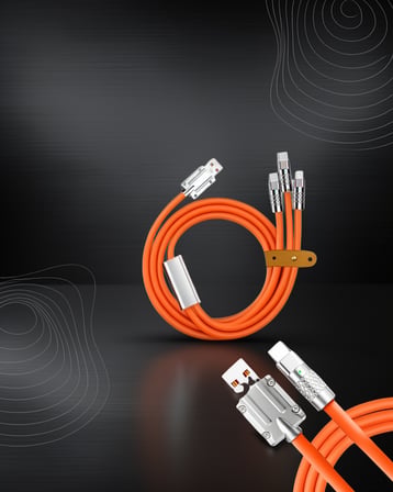 120W Hızlı Şarj Kablosu 6A Akım Desteği