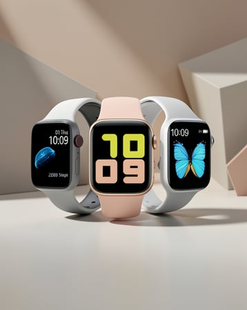 Akıllı Saat Dokunmatik Ekran Bluetooth Bağlantılı 44 mm