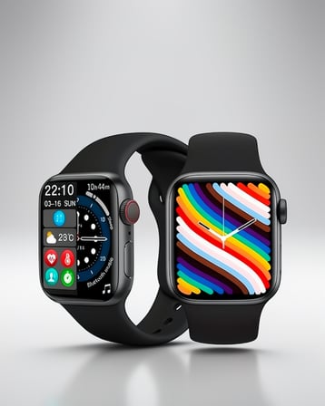 Akıllı Saat Sağlık Takibi ve İkili Uyumlu 44 mm