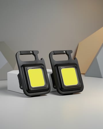 Taşınabilir 3 Modlu USB Şarjlı LED Fener
