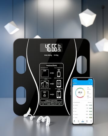 Akıllı Tartı Bluetooth ile Vücut Analizi Yapar