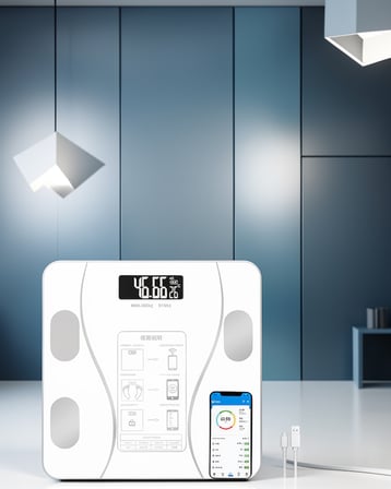 Akıllı Bluetooth Tartı 3-180 kg Ölçüm Aralığı