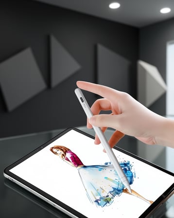 Şarjlı Dokunmatik Kalem Android ve iOS Uyumlu
