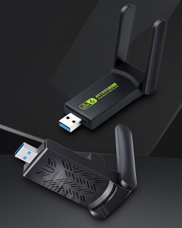 USB 3.0 Dual Band WiFi Adaptör 1200 Mbps