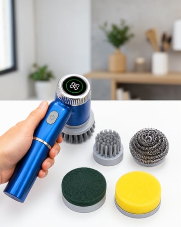 5'in 1 Arada Şarjlı Temizlik Fırçası UCZZ5İN1FIRÇA-1