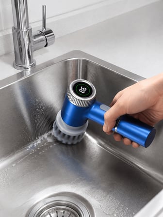 Kablosuz Temizlik Fırçası 5 Değiştirilebilir Başlık UCZZ5İN1FIRÇA-3