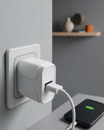 Akıllı USB Şarj Adaptörü 12W Güç Çıkışı