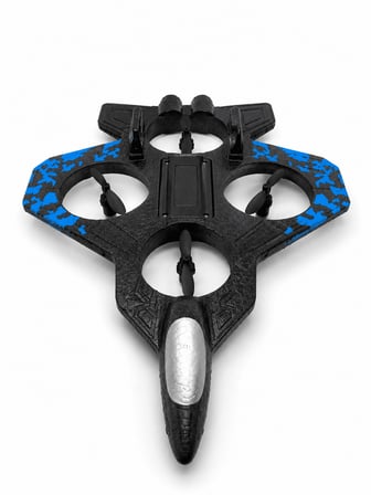 Drone 2.4G Kumandalı Savaş Jeti Görünümlü 360° Akrobatik Jiroskoplu