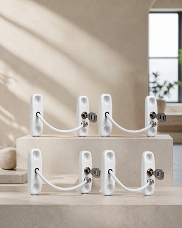 Anahtarlı Pencere Güvenlik Kilidi 4'lü Paket UCZZDLYN300KGÇELİKHALATKİLİT4-2