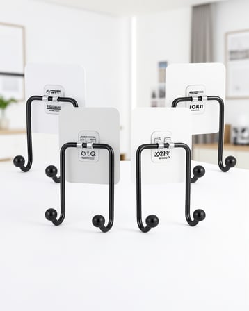 4 ADET SET İki Yapışkanlı Duvar Askısı UCZZDLYNLTIKLIYAPISKANLIASKI4