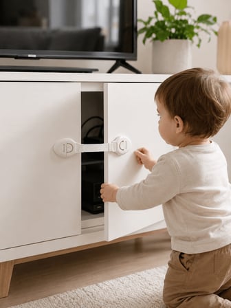 Çocuk Güvenlik Kilidi Seti 4 Adet Dolap Çekmece Gardırop
