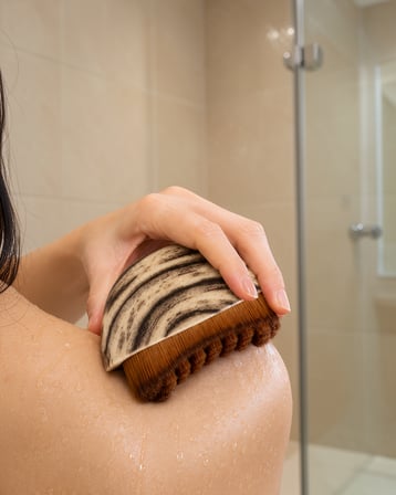 Vücut Masaj Fırçası Ergonomik Kıl Yumuşaklık Model UCZZDPMASAJFIRÇASI-2