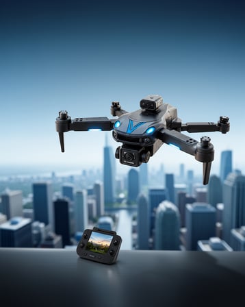 Katlanabilir Çift Kamera Drone 2.5K