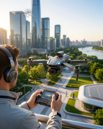 Katlanabilir Profesyonel Kamera Drone