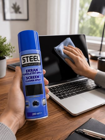 Ekran Temizleme Spreyİ, Mikrofiber Bezle Kullanım