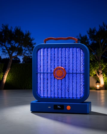 Şarjlı Mavi UV Sinek Öldürücü 1500mAh
