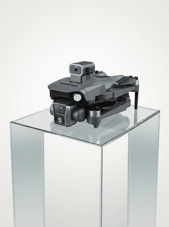 Katlanabilir Çift Kamera GPS Drone