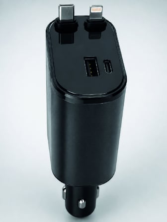 180° Ayarlanabilir Araç Şarj Cihazı Dijital Ekranlı 120W