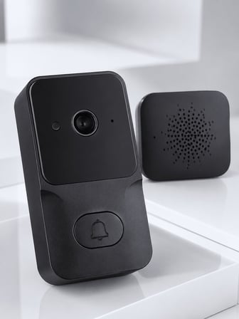 Akıllı Kapı Zili Wi-Fi Bağlantılı Telefon Kontrollü HD