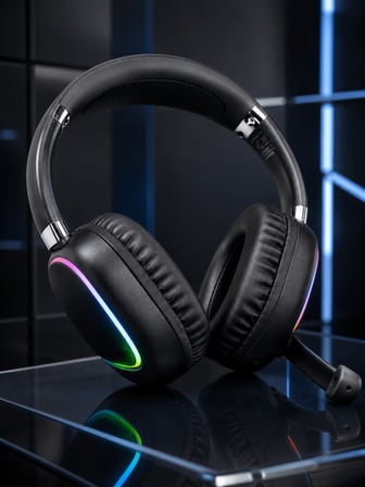 RGB SİYAH KULAKLIK MAX-17