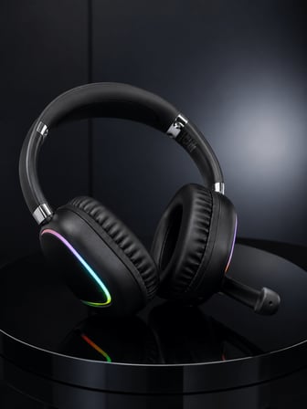 RGB SİYAH KULAKLIK MAX-17