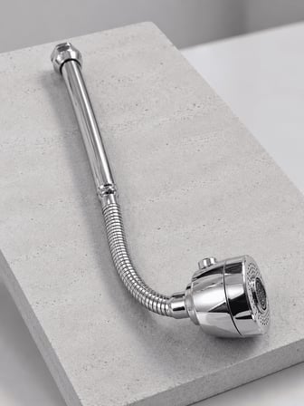 Lavabo Uzatma Başlığı Esnek Spiral Hortumlu 360 Derece Hareketli
