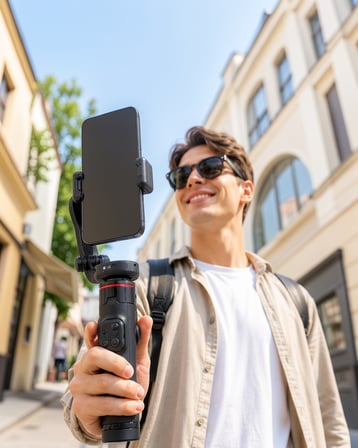 Akıllı Takipli Gimbal Selfie Stick UCZZPDC22GİMBEL-1