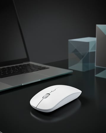 Kablosuz Ergonomik Sessiz Mouse 5000 DPI Şarjlı