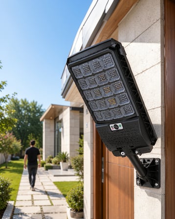 Solar LED Bahçe Lambası Hareket Sensörlü UCZZW7207SOLARLAMBA-2
